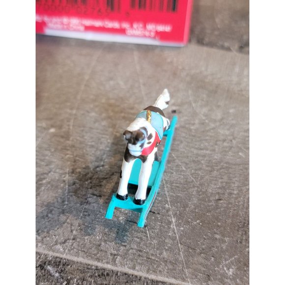 Hallmark rocking horse 1990 mini ornament Xmas Decor 3 - Picture 4 of 4